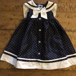 Little girls sailor dress.  Size 2T.